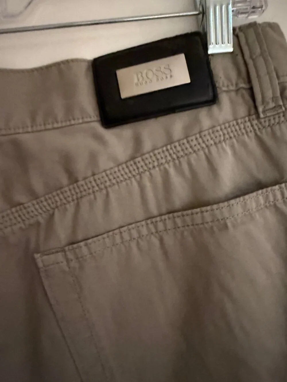 Hugo Boss Alabama Chico dress Pants light grey color